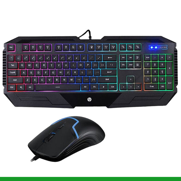 HP GK1100 Wired RGB Gaming Keyboard and Mouse Combo
