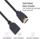 HDMI 1.5M MALE TO FEMALE CABLE