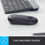 logitech Pebble Wireless Optical Mouse with Silent Click Buttons