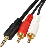 FUJISHKA 3.5MM STEREO 2RCA 1.5METER