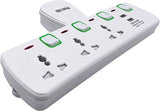 MOHA POWER EXTENSION T TYPE 3 SOCKET WITH USB