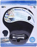 LOGILILY MOUSE PAD WITH GEL WRIST SUPPORT (L-1108)