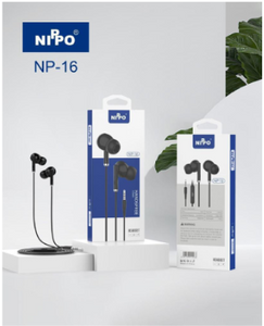 NIPPO - NP - 16WIRED EARPHONE 3.5MM
