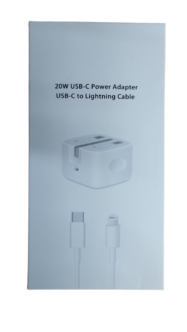 ADAPTER FOR I PHONE TYPE C 20W WITH LIGHTNING CABLE