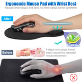 Mouse Pad Comfort Ergonomic with Wrist Protect Soft Pad ( Small )