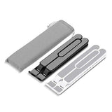 HEIGHT ADJUSTABLE LAPTOP VERTICAL HOLDER PORTABLE COOLING BRACKET NON SLIP LAPTOP HOLLOW STAND