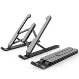 HEIGHT ADJUSTABLE LAPTOP VERTICAL HOLDER PORTABLE COOLING BRACKET NON SLIP LAPTOP HOLLOW STAND