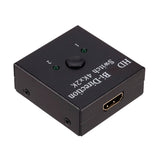4K HDMI-compatible Switch 2 Ports Bi-directional Switcher