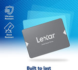 Lexar NS100 2.5-inch SATA III (6Gb/s) Solid State Drive SSD 1TB internal for Laptop and PC
