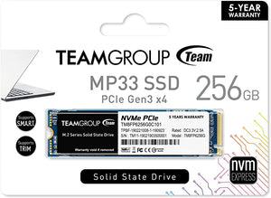 TEAMGROUP 256GB NVMe PCIe M.2 Internal SSD