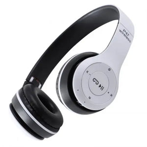 P47 Power Bass Foldable Mini Bluetooth Wireless Headset MP3 with Button Control Headphone