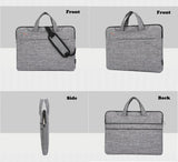 Qinnxer Laptop Bag 14 inch (With Shoulder Strap)  Grey