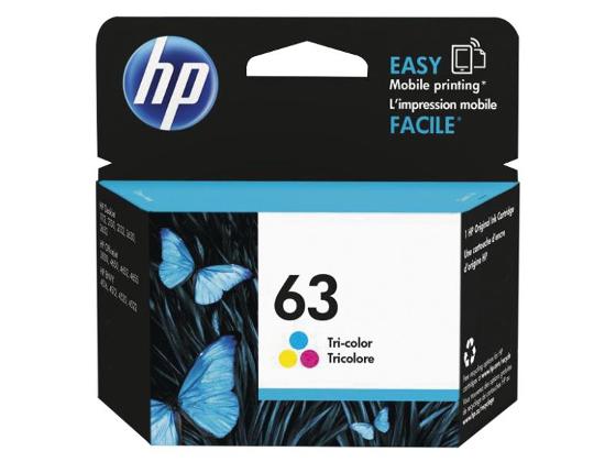 HP 63 INK CATRIDGE COLOR