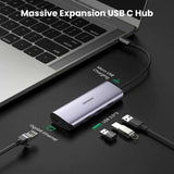 UGREEN USB-C TO 3 X USD 3.0 , RJ45,  MICRO USB MULTIFUNCTION ADAPTER -  60718